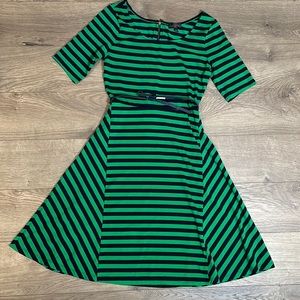 The Limited Blue and Green Striped Dress - size XS